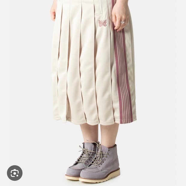 구매/니들스 플리츠 트랙 아이보리