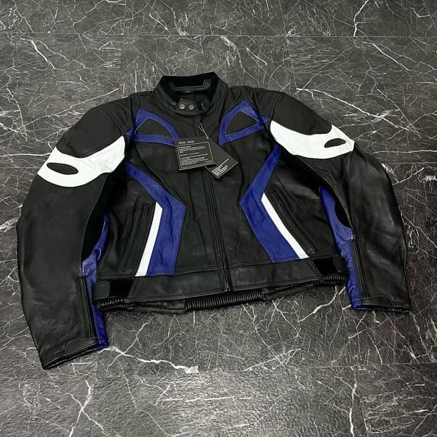 (새상품) XL BF 소가죽 레이싱 자켓