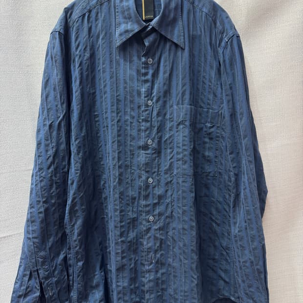 랑방 스트라이프 원포켓 셔츠 M(L)