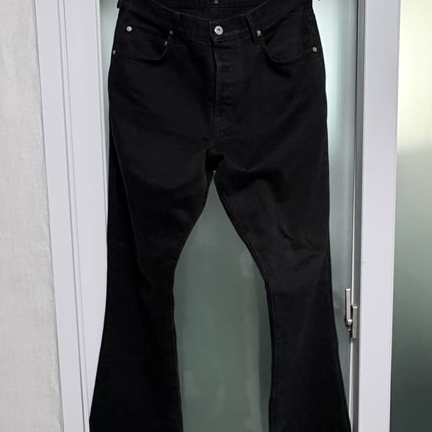 innir 플레어 데님 팬츠 블랙