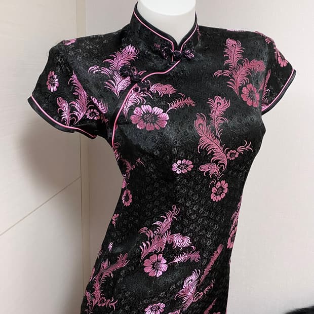 바디라인 bodyline 치파오 드레스 차이나 오리엔탈 펑크 고딕 갸루