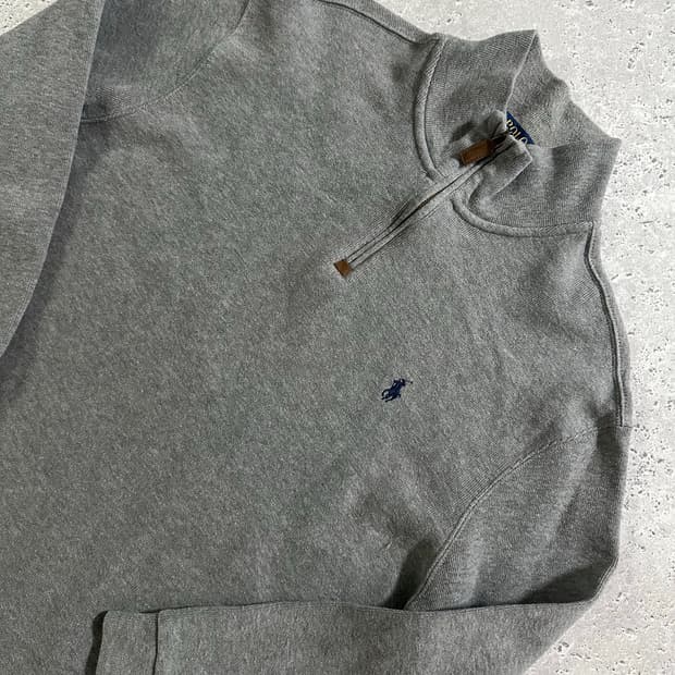 폴로 랄프로렌 그레이 하프집업