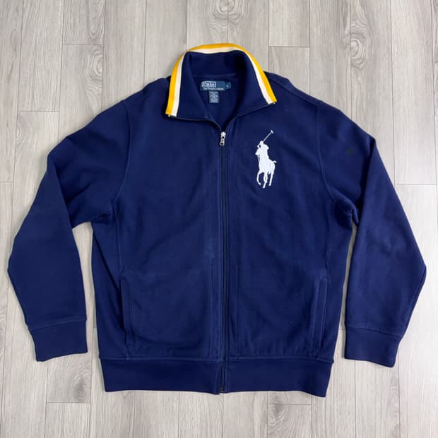 폴로 랄프로렌 빅포니 네이비 코튼 집업