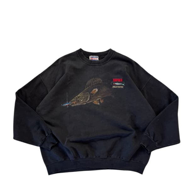 90s Hanes 피싱 스웻셔츠