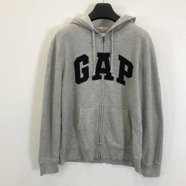 GAP 갭 그레이 네이비 후드집업 [L]
