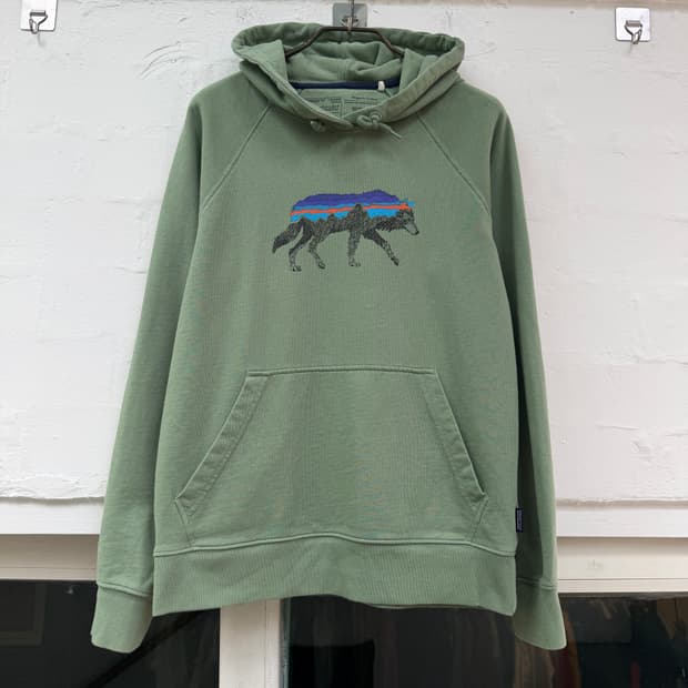 Patagonia 파타고니아 우먼 오가닉 울프 후드티 S