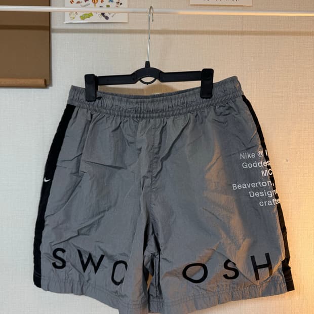 [XXL]나이키 우븐 밴딩 쇼츠 그레이