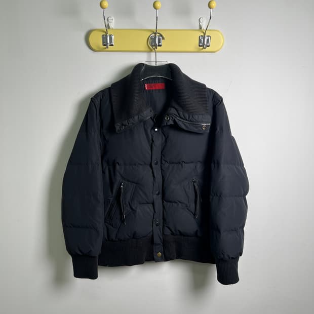 리바이스 레드탭 블랙 푸퍼 다운 패딩