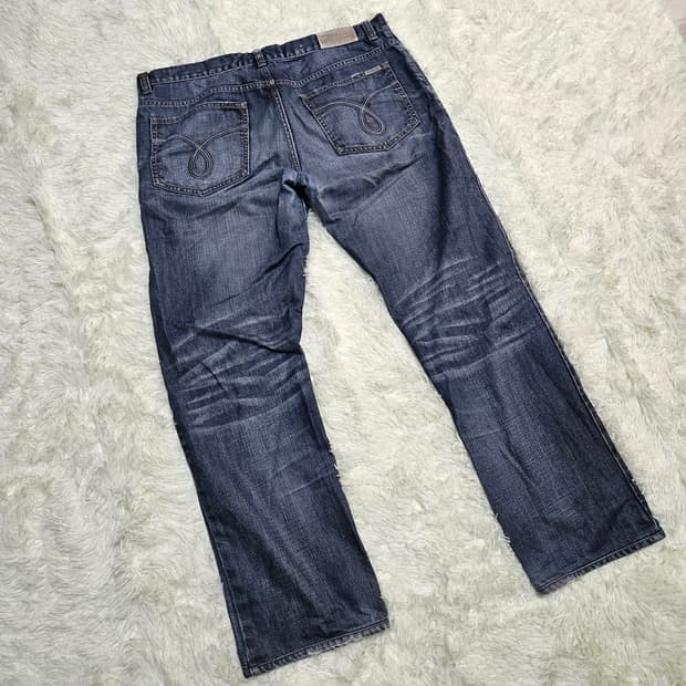 켈빈클라인 00's 빈티지 워시드 데님 팬츠 38
