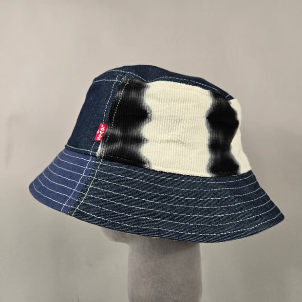 [무료배송]리바이스 멀카도 글로벌 버킷햇 L 데님 청 버킷 벙거지 모자