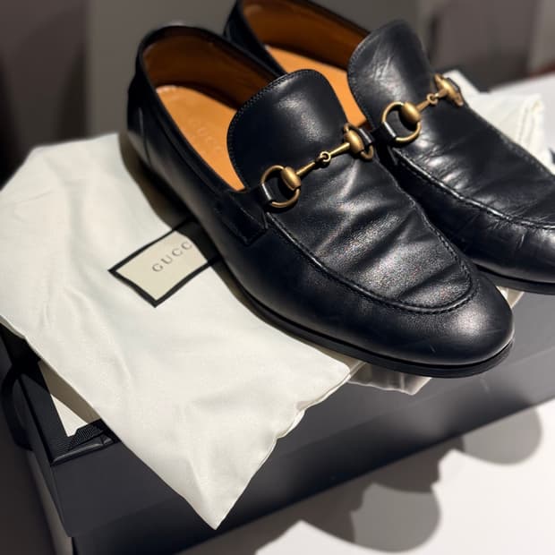 구찌 홀스빗 조던 레더 로퍼 사이즈 8 (270)