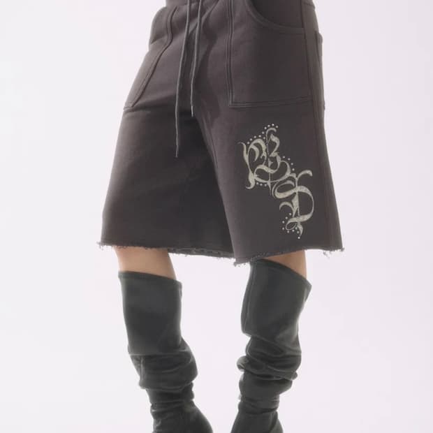 배디 버뮤다 팬츠 Glitter Applique Half Pants Ch