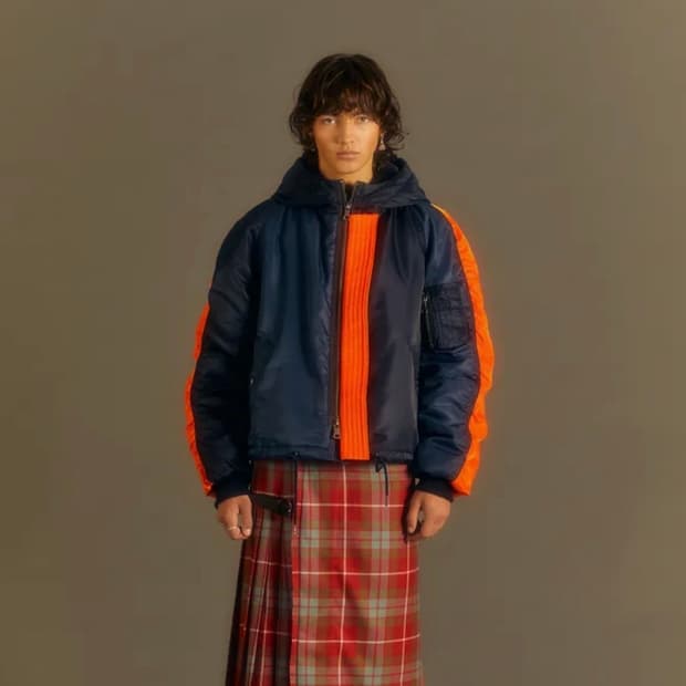 [엔더슨벨] N2B 봄버 재킷 (NAVY)