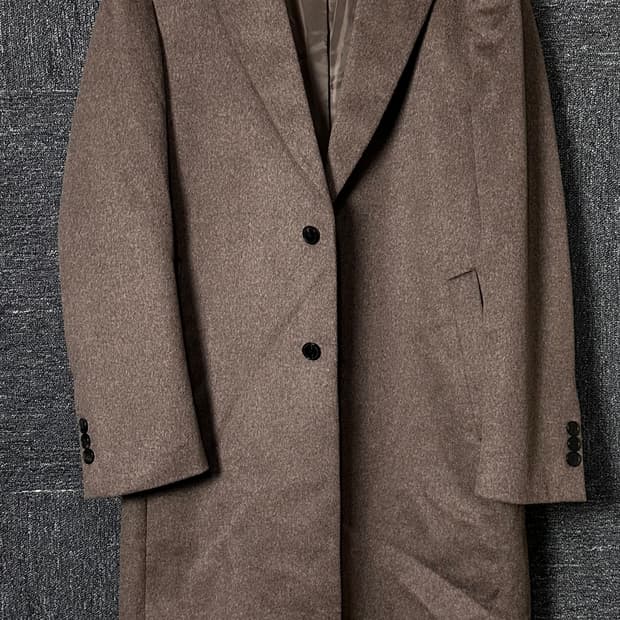 ZIOZIA 캐시미어 블렌딩 남성 코트 105