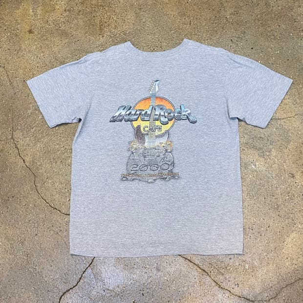 미국 빈티지 하드락카페 싱가포르 싱가폴 투어 락티셔츠 반팔티