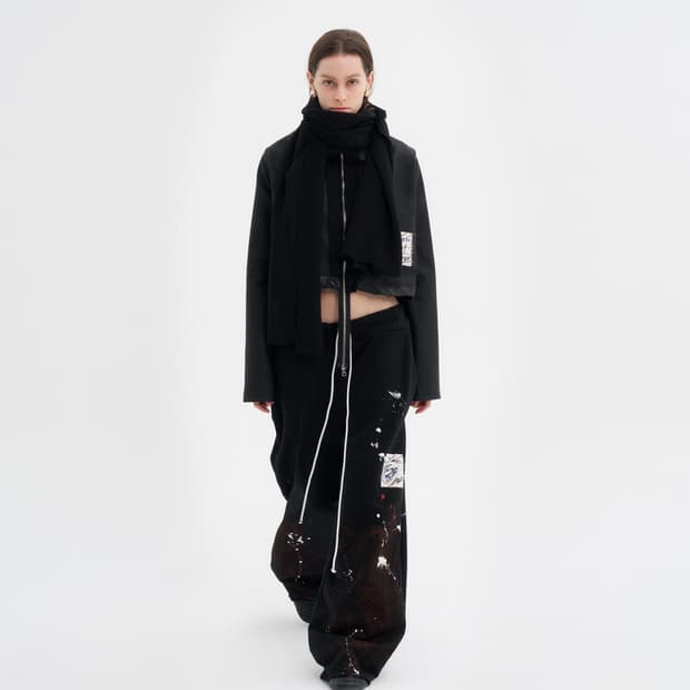 pax00100 painted oversized sweatpants