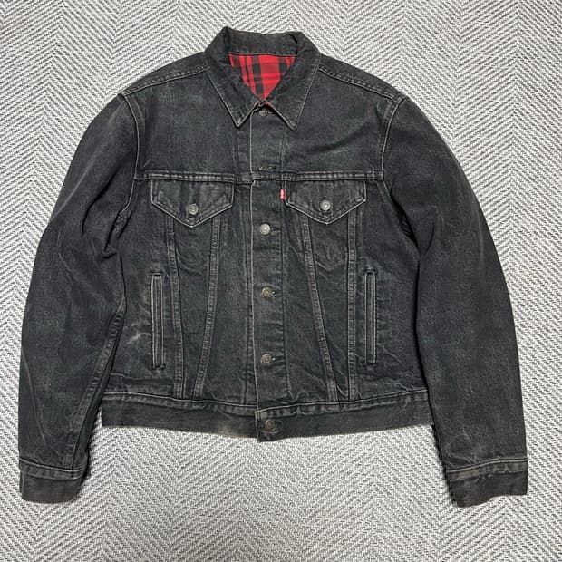 80s levis black 트러커