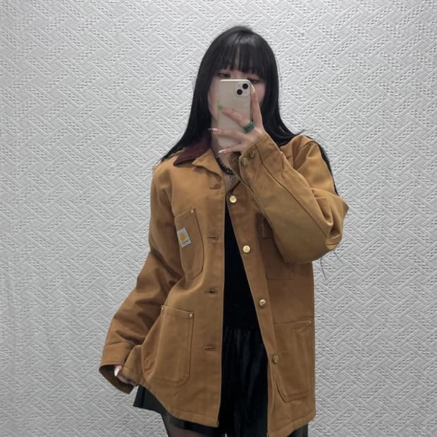 칼하트 빈티지 C001 덕 초어 워크 자켓 S C09278