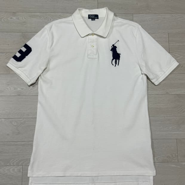 폴로 랄프로렌 빅포니 화이트 카라 빈팔티 