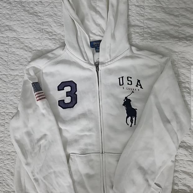 폴로 빅포니 성조기후드집업