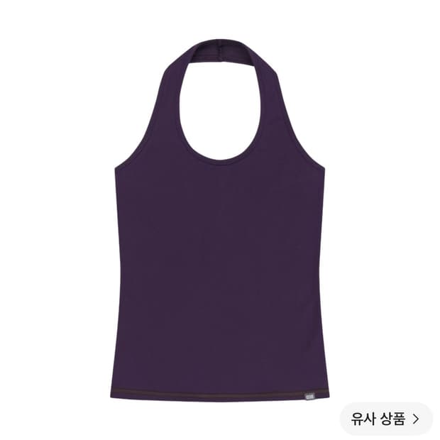 코이세이오 038 홀터 넥 슬리브리스 퍼플 M