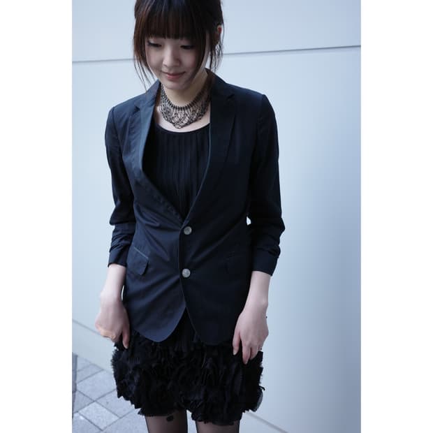 빈티지 블랙 블레이저 자켓