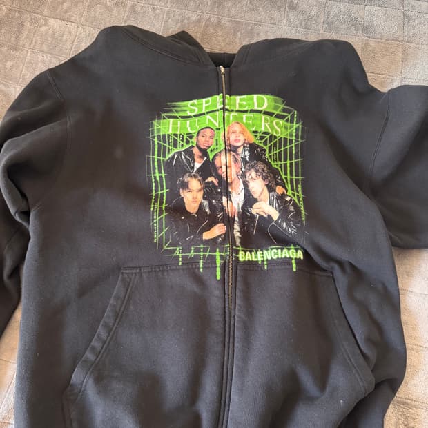 발렌시아가 스피드헌터 오버사이즈 후드집업