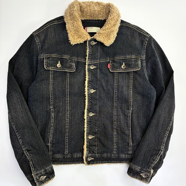 Levis  리바이스 레드탭 쉐르파 데님 자켓