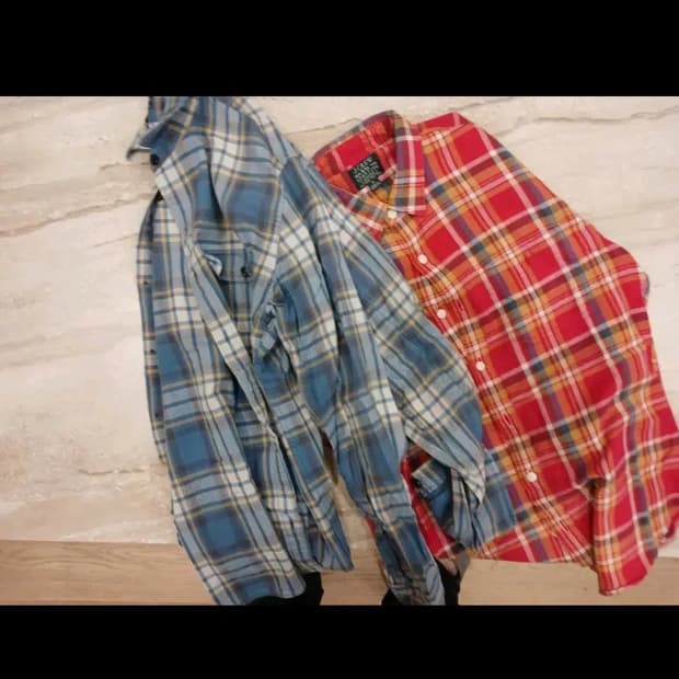 90s J.CREW PLAIDS SHIRTS 