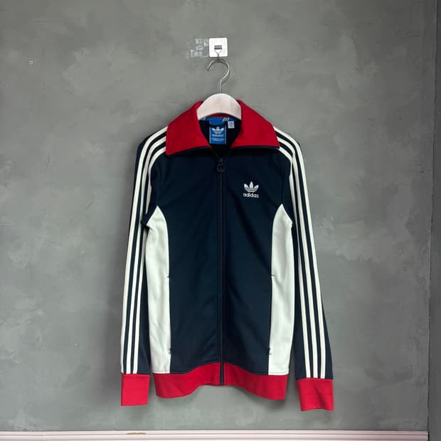 아디다스 유로파 져지 트랙탑 네이비 흰빨