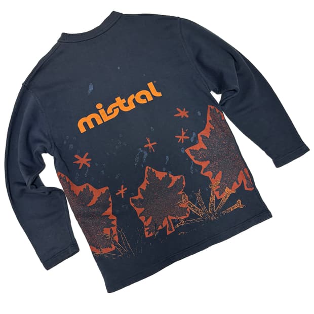 미스트랄(Mistral) 빈티지 그래픽 롱슬리브 티셔츠