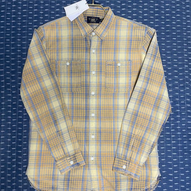 RRL 플래드 트윌 셔츠 / L