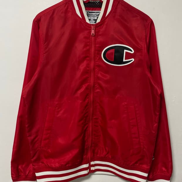 95-100 챔피온 블루종 바시티자켓 정품