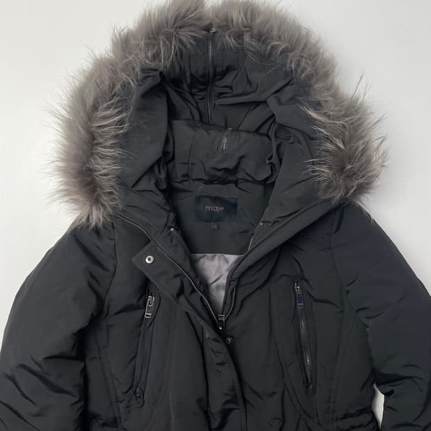 [중고] 마쥬 덕다운 라쿤털 패딩 2