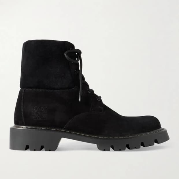 [41] 로에베 시에라 스웨이드 부츠 thibo착용