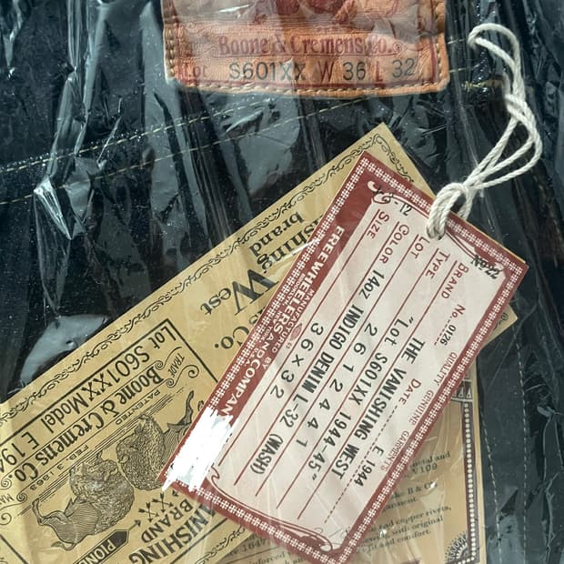 프리휠러스 Lot S601 XX 1944-45 대전판 데님 36 사이즈