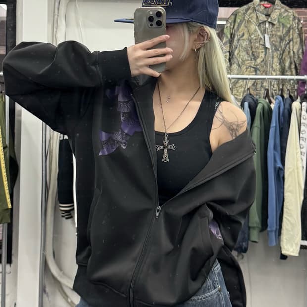 카라쿠리 타마시 오리엔탈 후드집업