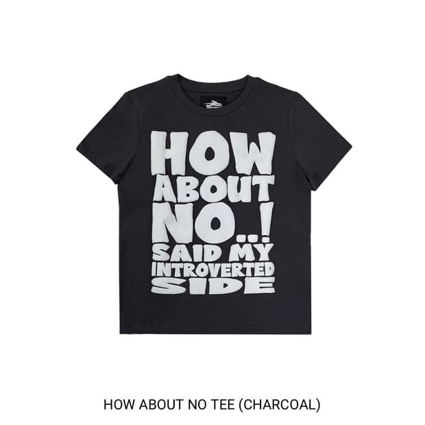 (구해요) 제노리포트 HOW ABOUT NO 반팔티 차콜 구합니다