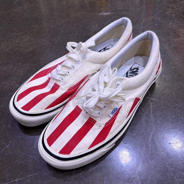 반스 레드 스트라이프 에라 애너하임 스니커즈 슈즈 270