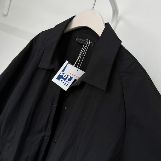 Half sleeve coach shirt jacket