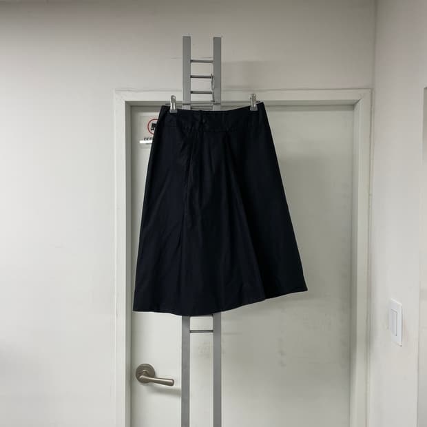 질샌더 블랙 스커트 34