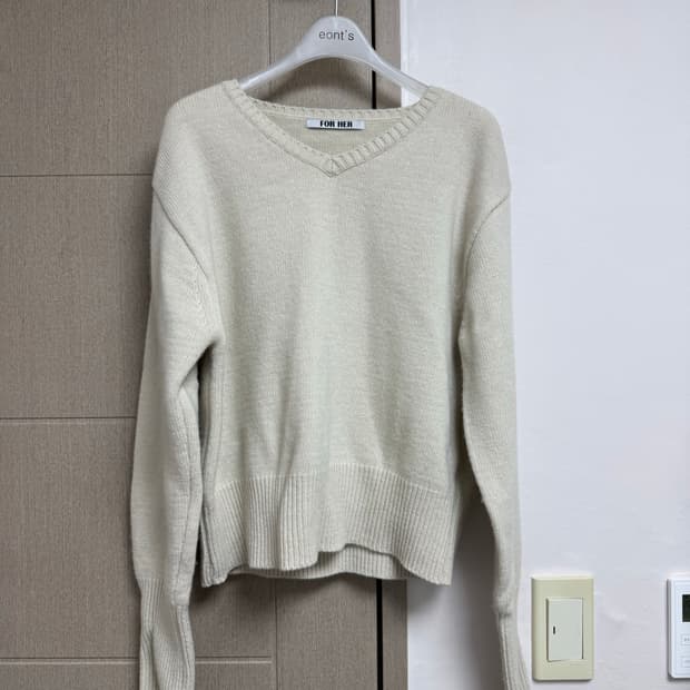 For her 암워머 니트
