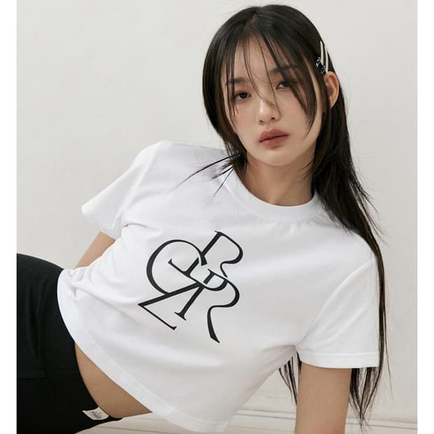 원가 42,000원 / Citybreeze 로고 크롭 반팔 티셔츠