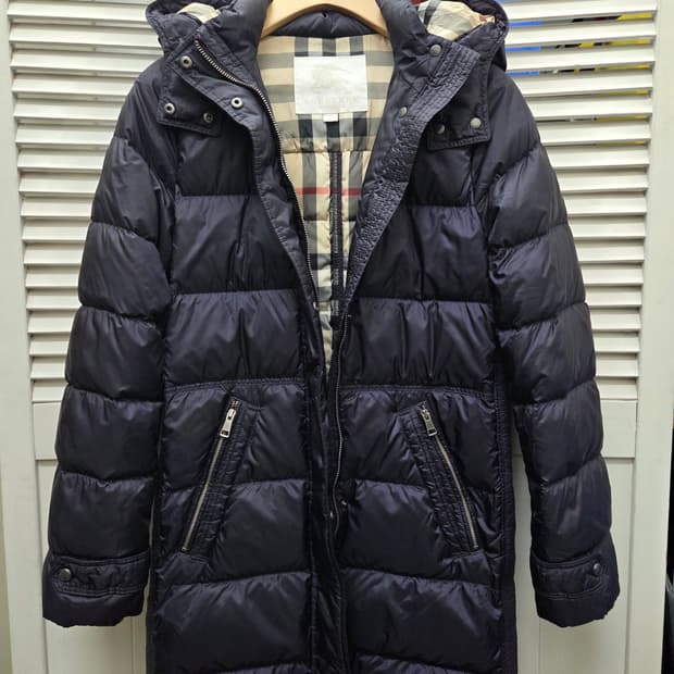 버버리 칠드런 구스다운 롱패딩