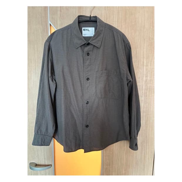 MHL 마가렛호웰 깅엄 셔츠
