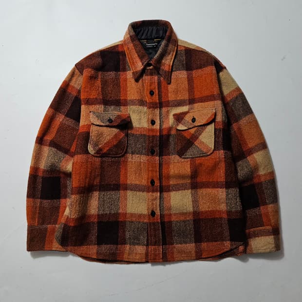 1960's JC PENNY 타운크래프트 울셔츠 CPO셔츠 XL 