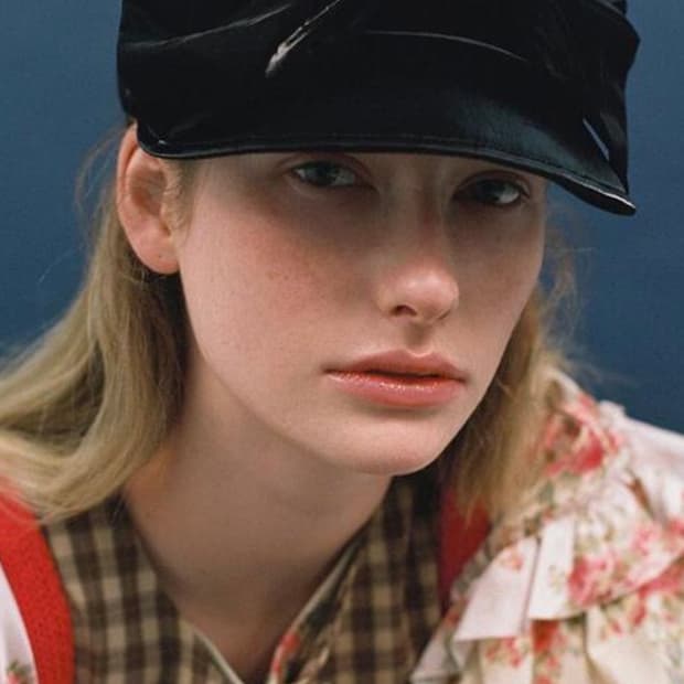 어썸니즈 / 벨보이 캡 리본 블랙