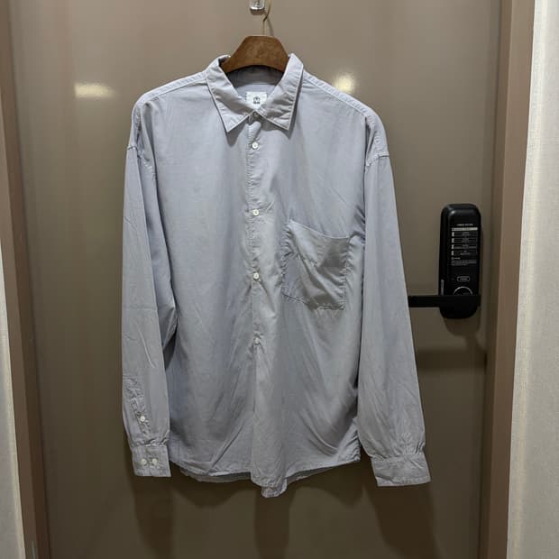 [4] 폴리테루 루즈드 셔츠 2.0 라이트 스카이 블루