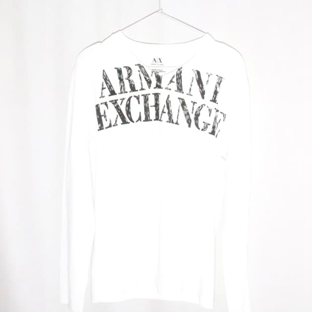 [L] 아르마니 익스체인지 그래픽 롱 슬리브