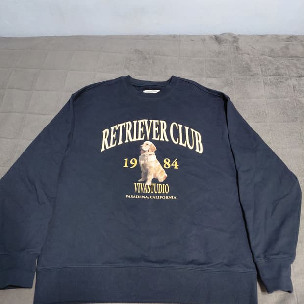 비바스튜디오 리트리버 클럽 맨투맨L